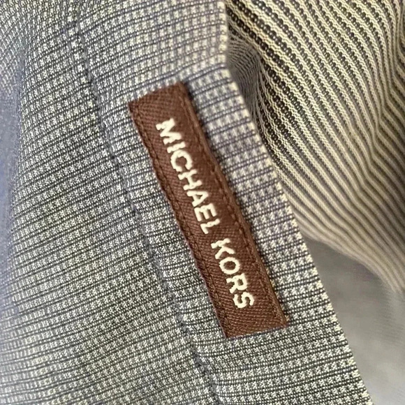 Michael Kors Gray/Blue Men’s Button Down Shirt SZ S - Picture 4 of 8